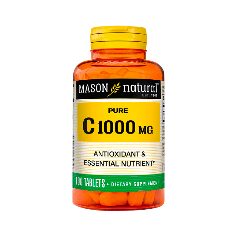 Vitamina C-1000 MG tableta frasco x100 unidades Mason