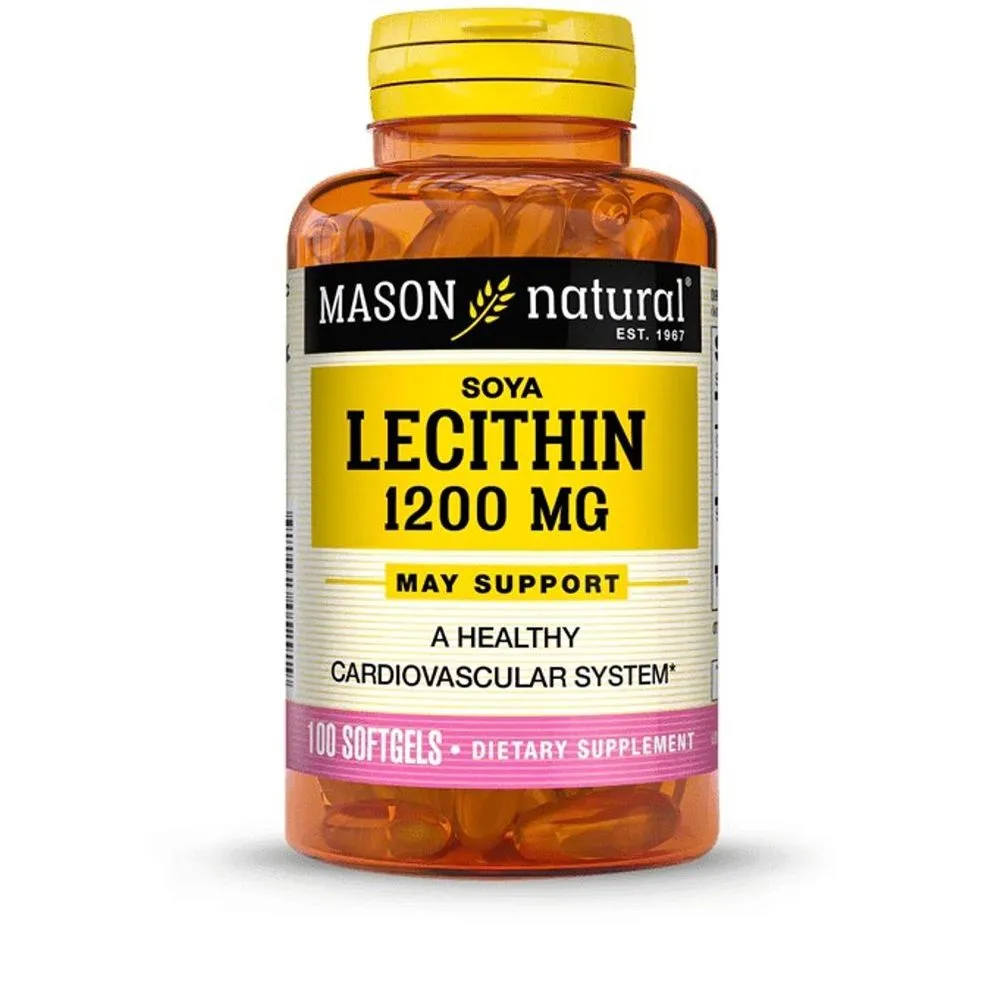 Lecitina de Soya 1200 MG cápsula blanda