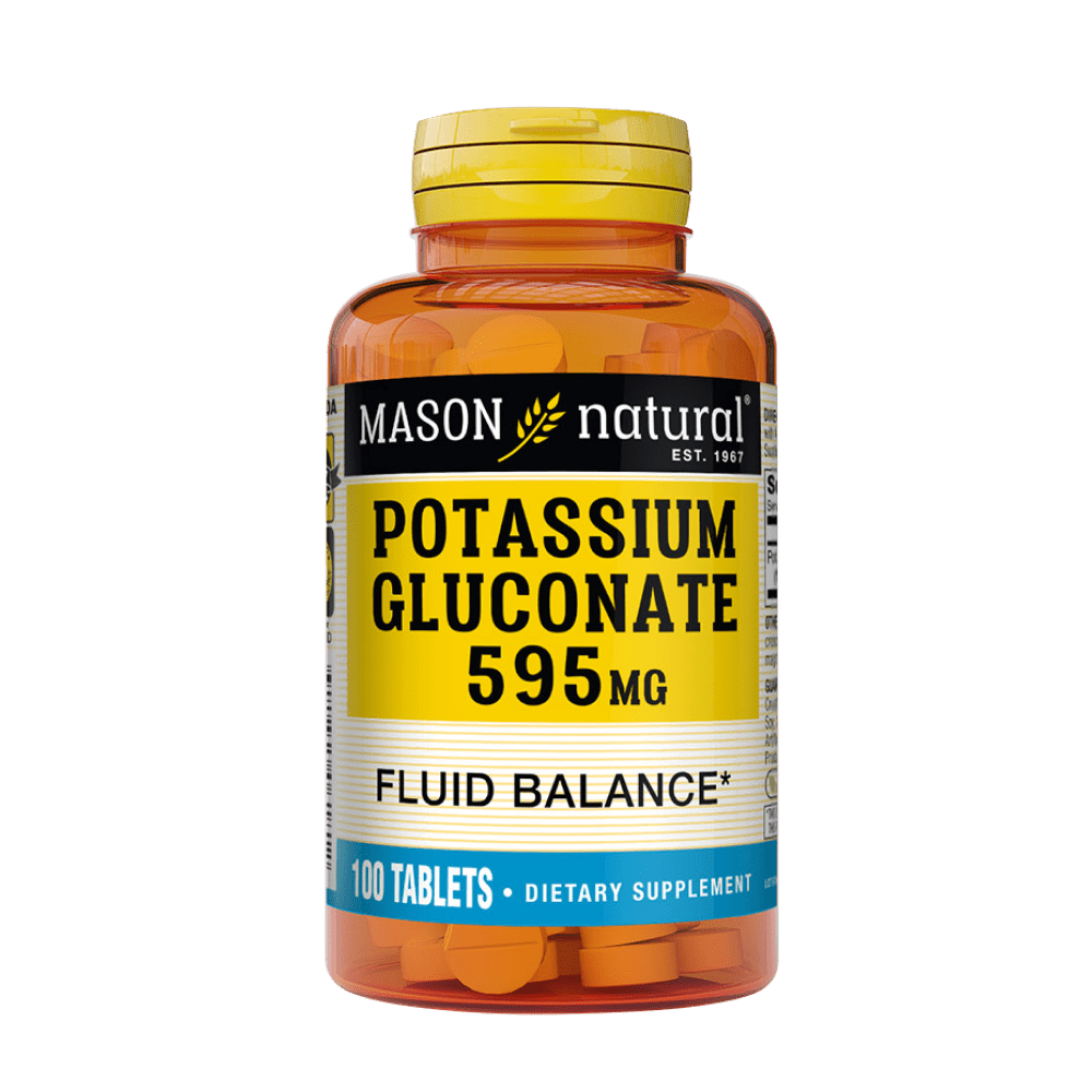 Gluconato de Potasio 595mg Mason Tableta Gluconato de Potasio 595mg Mason Tableta