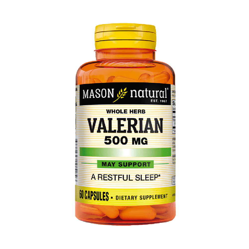 Valeriana 500 MG cápsula Frasco x60und. Mason