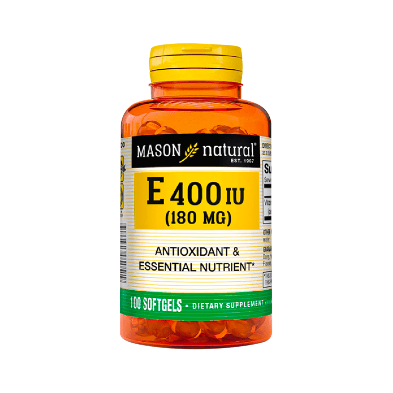 Vitamina E-400 UI cápsula blanda frasco x100 und Mason