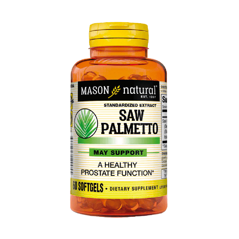 Saw Palmetto Extracto Estandarizado 160 MG cápsula blanda Frasco x60und. Mason