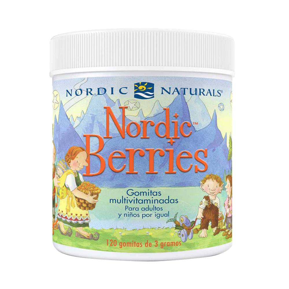 Nordic berries gomita multivitamínico frasco x120 und