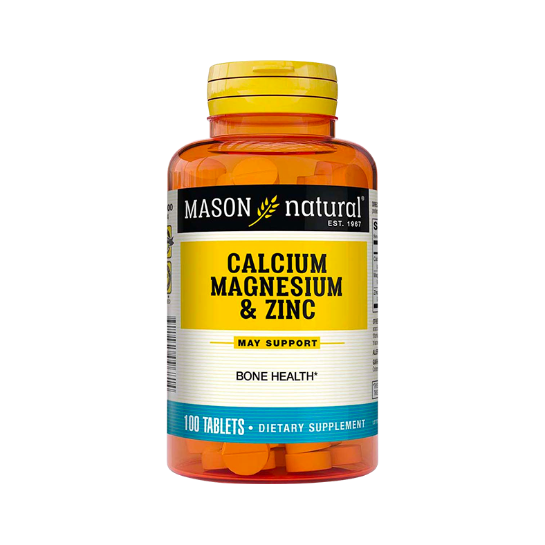 Calcio, Magnesio y Zinc tableta frasco x100 und Mason