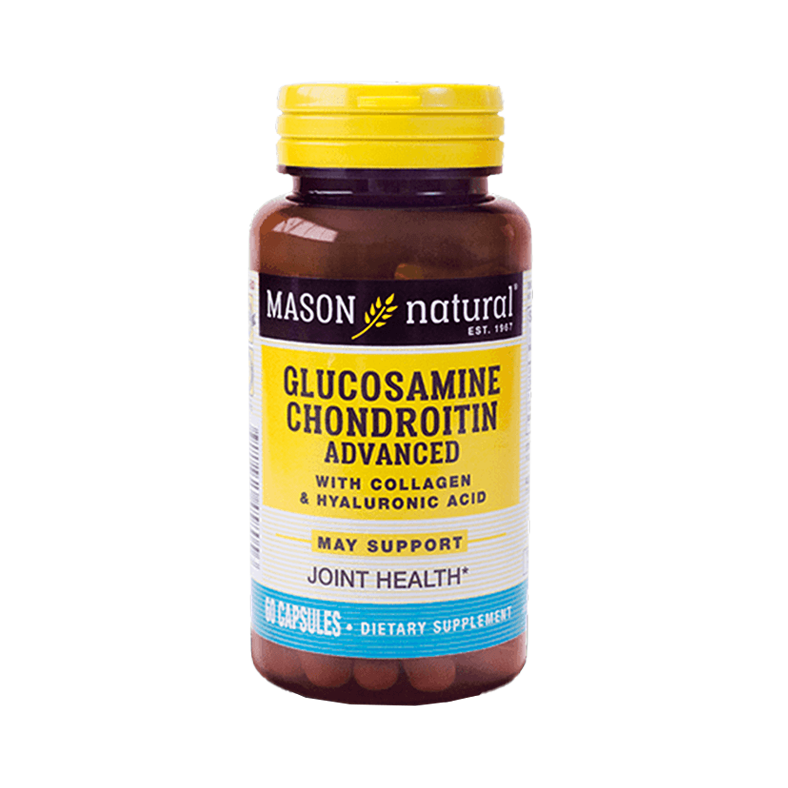 Ácido Hialurónico + Colágeno Hidrolizado & Glucosamina cápsula frasco x60 und Mason