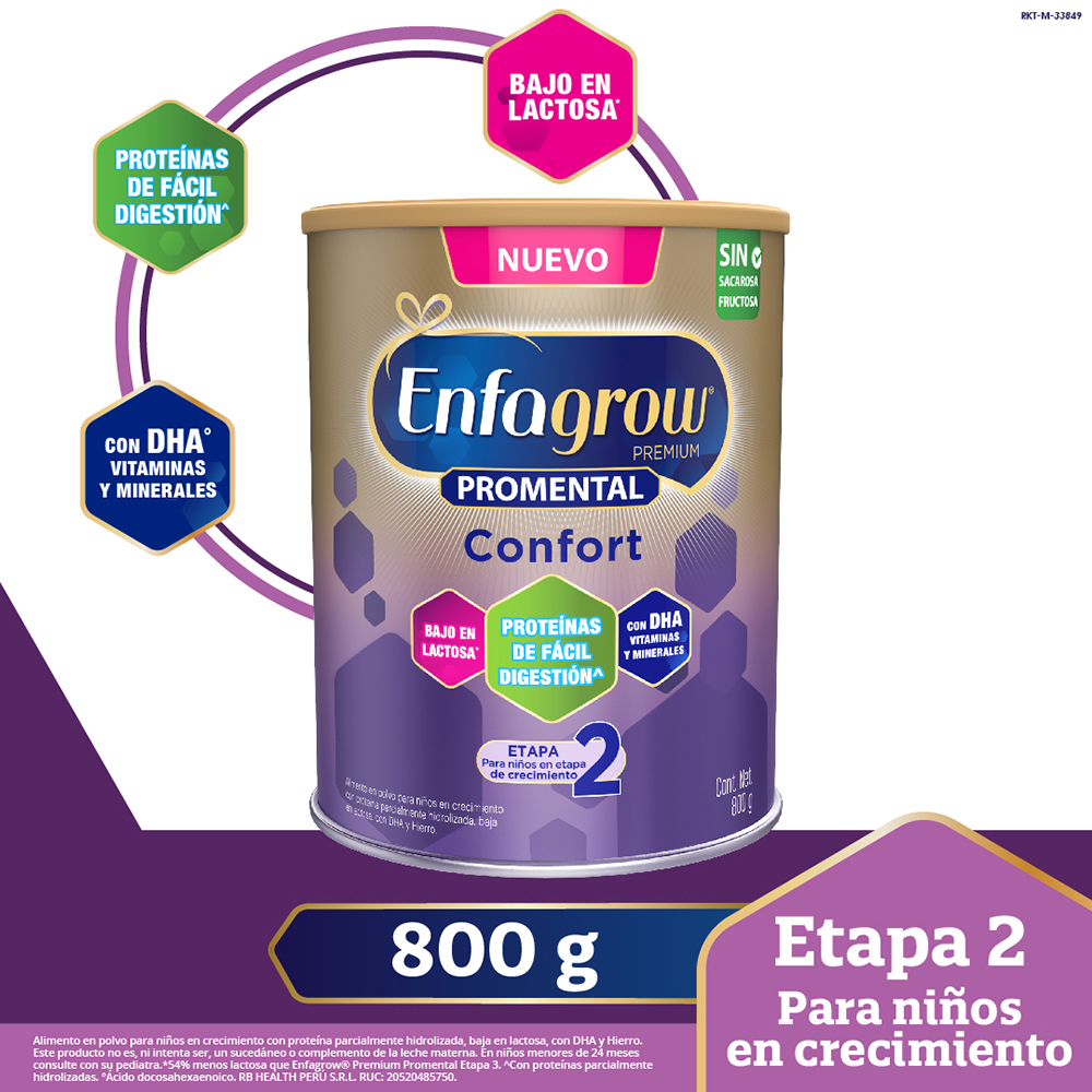Alimento Lácteo Enfagrow Premium Promental Confort Etapa 2