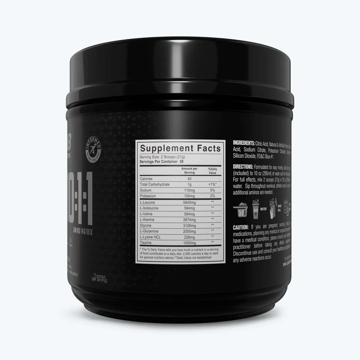 Bcaa 10:1:1 Blueraspberry Lab Nutrition