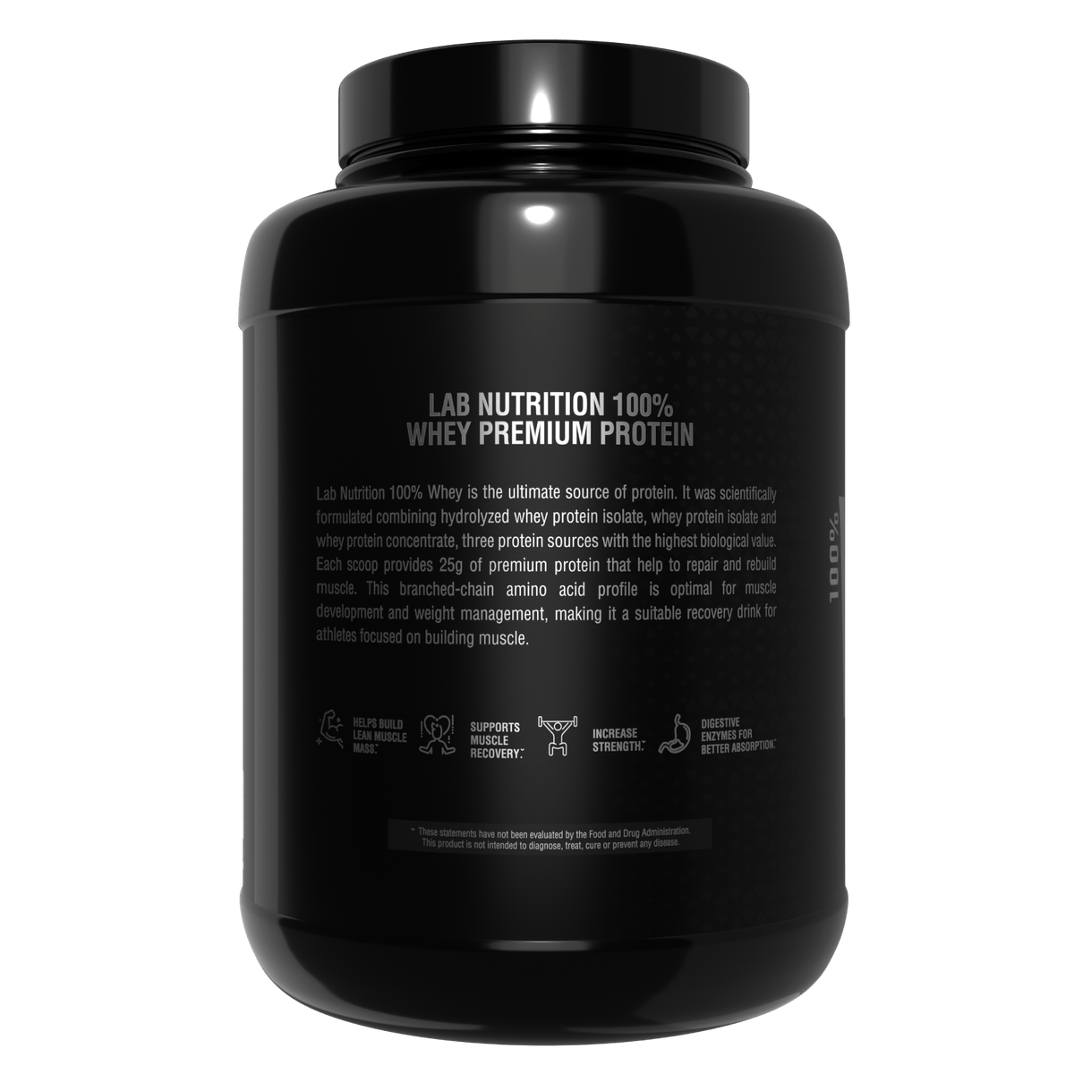 Premium 100% Whey Protein Chocolate Lab Nutrition