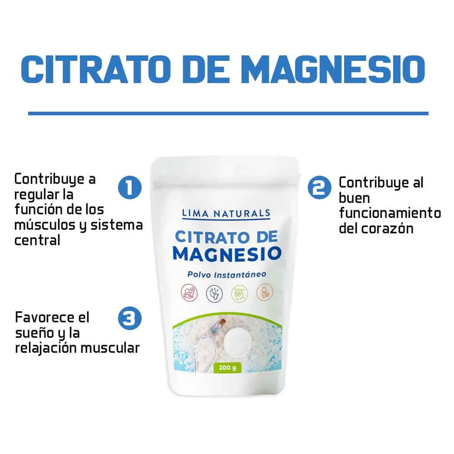 Citrato De Magnesio Doypack Lima Naturals