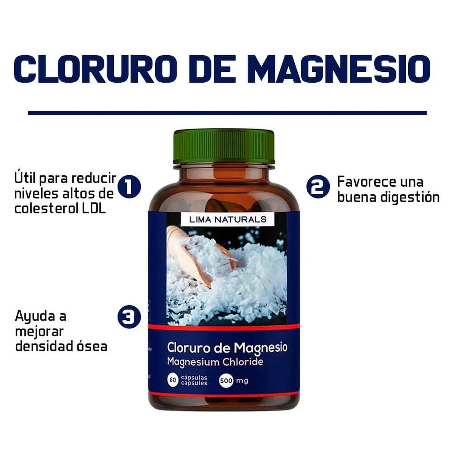 Cloruro De Magnesio Lima Naturals