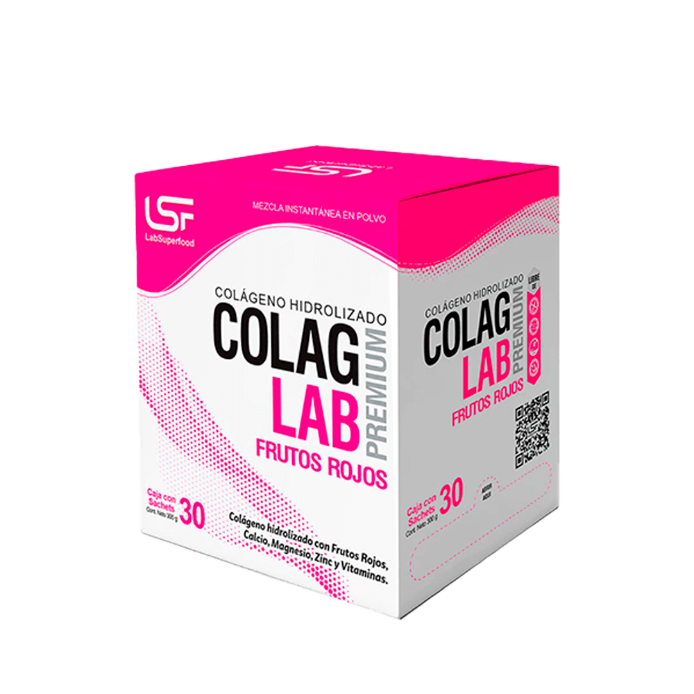 Colágeno Hidrolizado Colaglab Frutos Rojos Sachet 10Gr LSF Colágeno Hidrolizado Colaglab Frutos Rojos Sachet 10Gr LSF