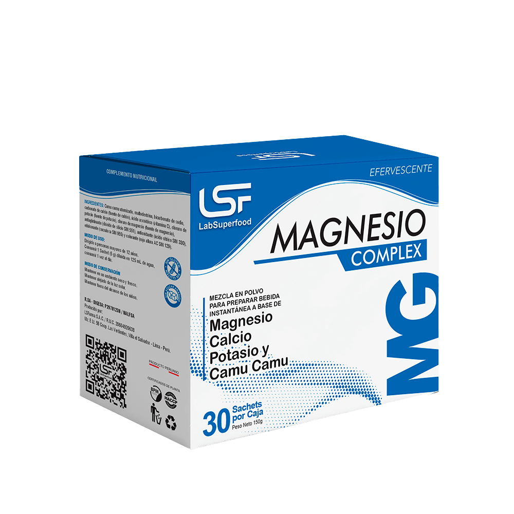 Magnesio Complex Sabor Camu Camu Sachet 5Gr LSF