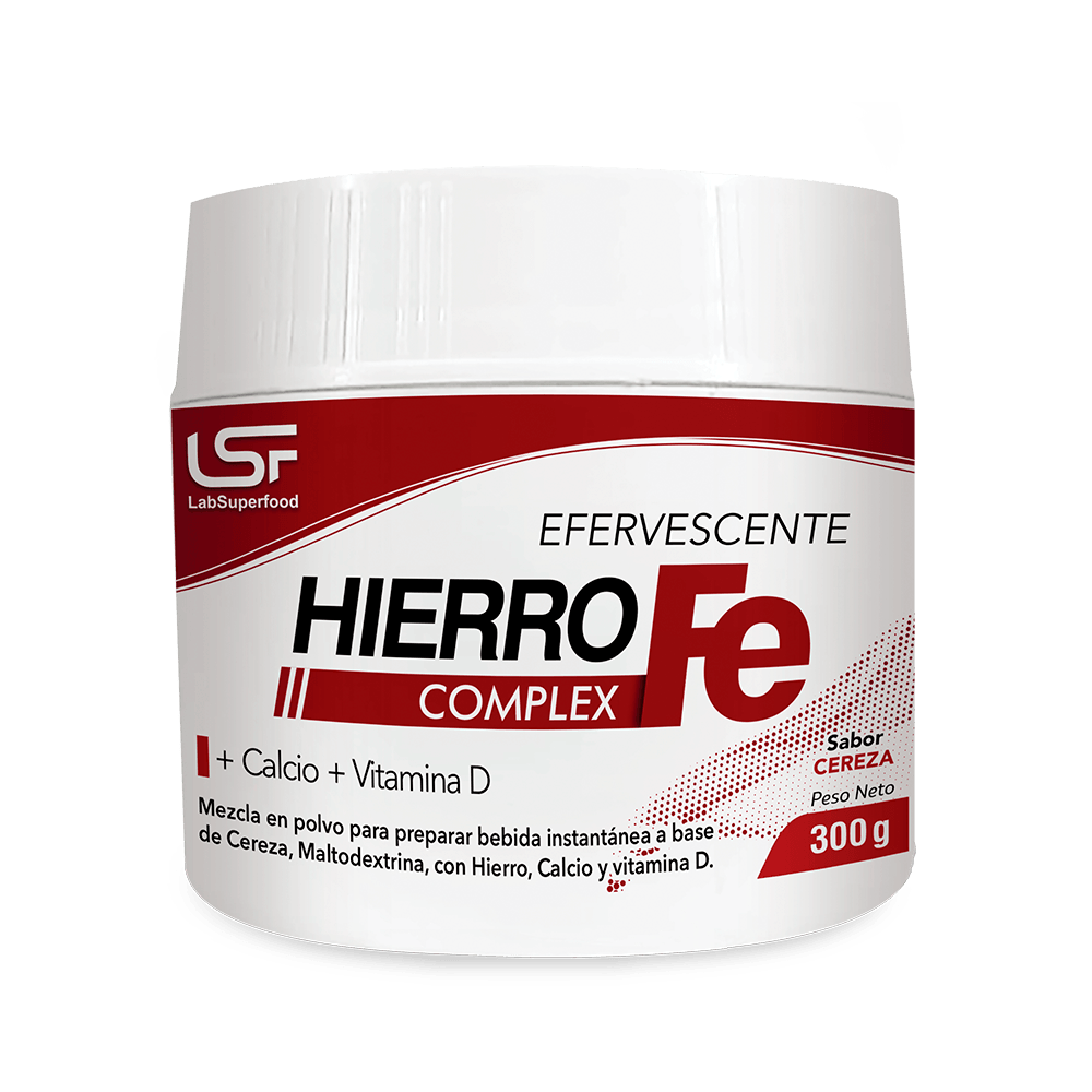 Hierro Complex Efervescente Sabor Cereza LSF