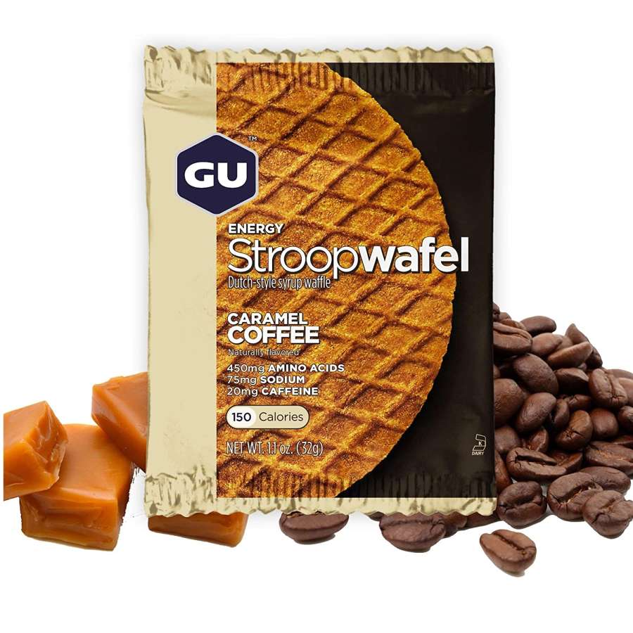 Gu Energy Stroopwafel - Caramel Coffee - 20mg cafeína Gu Energy Stroopwafel - Caramel Coffee - 20mg cafeína