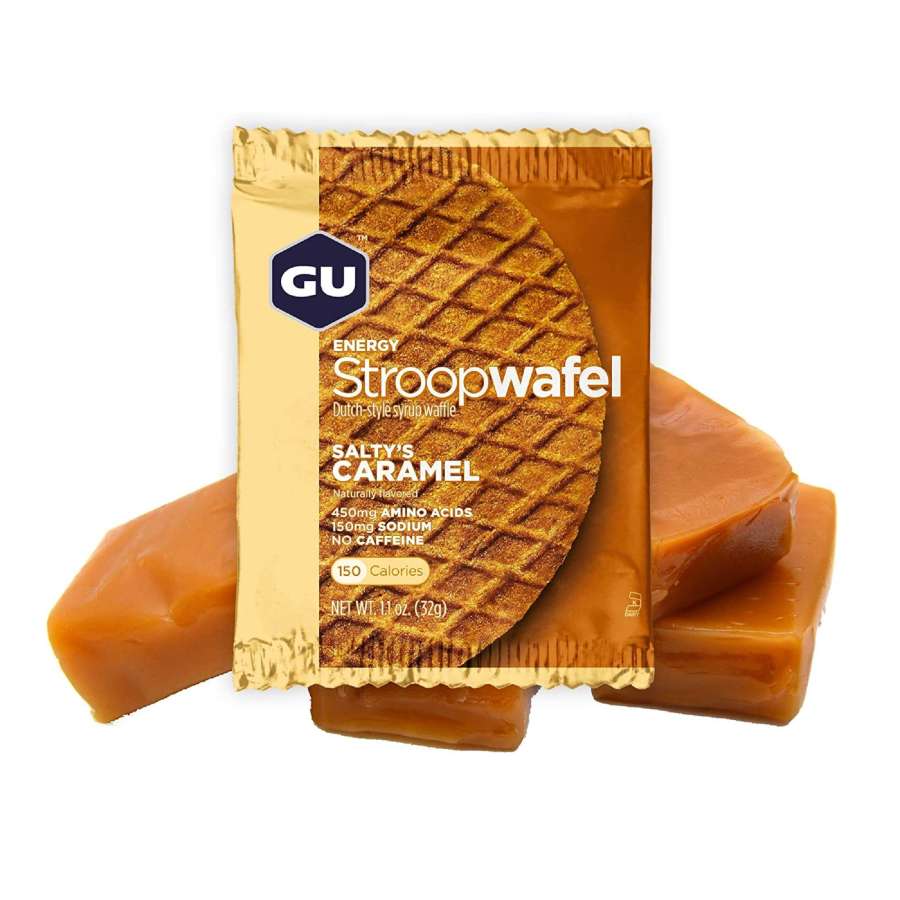 Gu Energy Stroopwafel - Salty´s Caramel - Sin cafeína