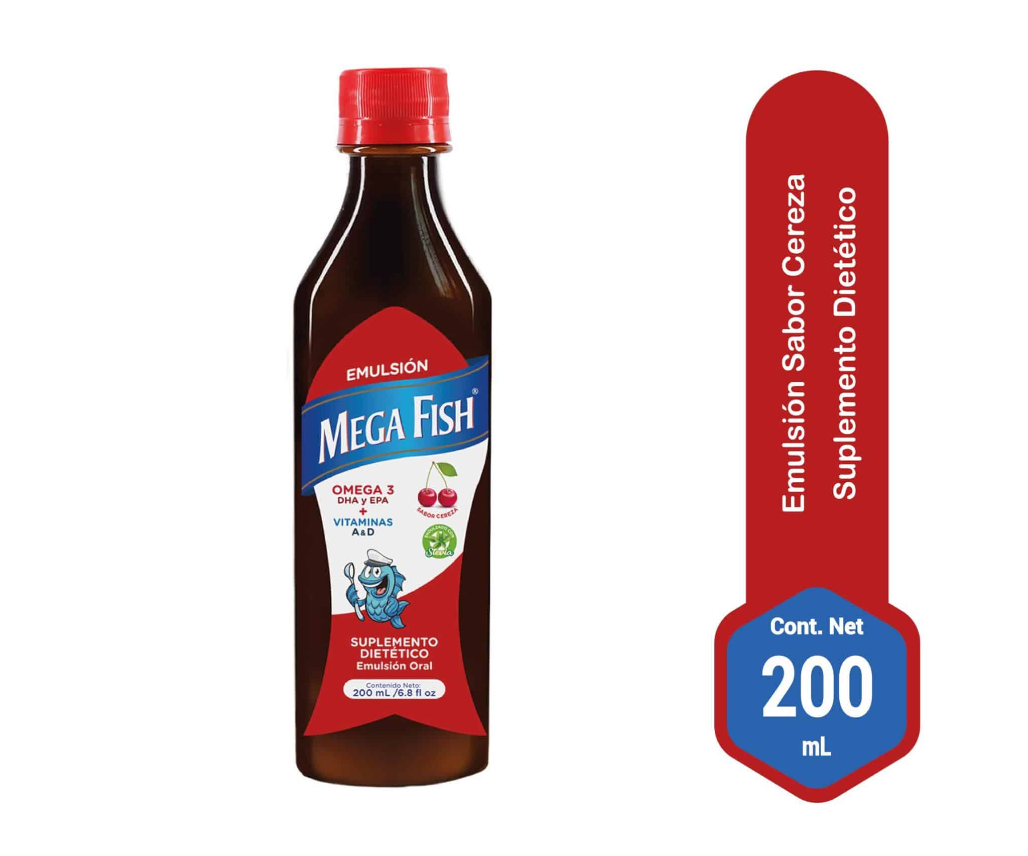 Megafish Emulsión Oral Sabor Cereza Megafish Emulsión Oral Sabor Cereza