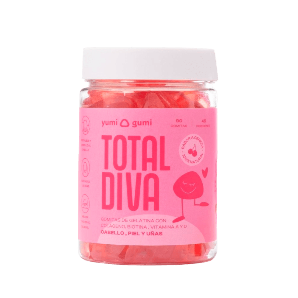 Gomitas con colágeno biotina vitamina A y D Cereza