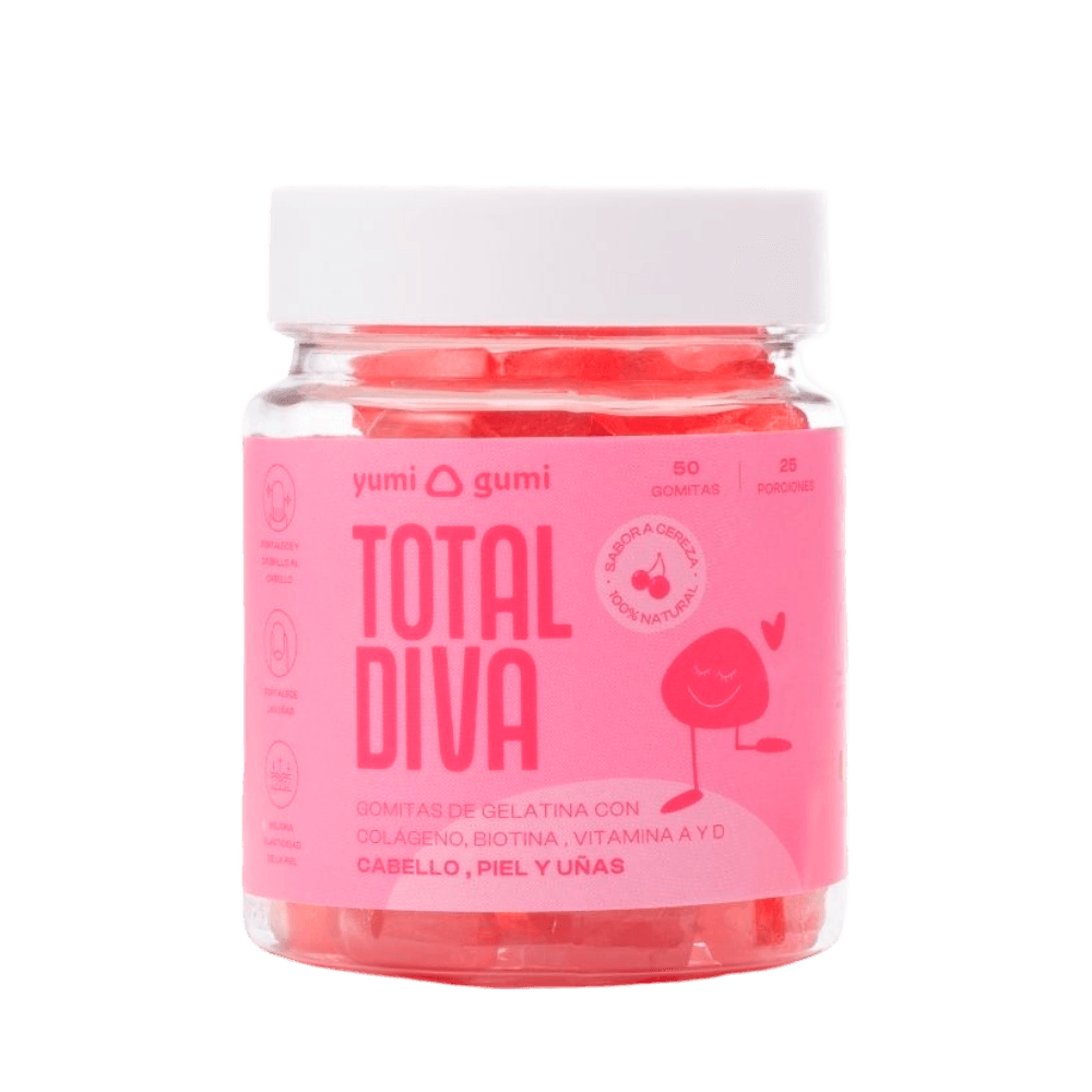 Gomitas con colágeno biotina vitamina A y D Cereza