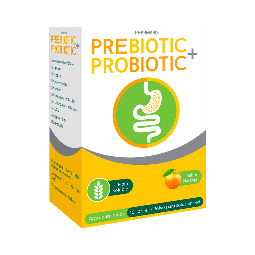 Pharmaris Prebiotic + Probiotic Polvo Para Solución Oral Sobres