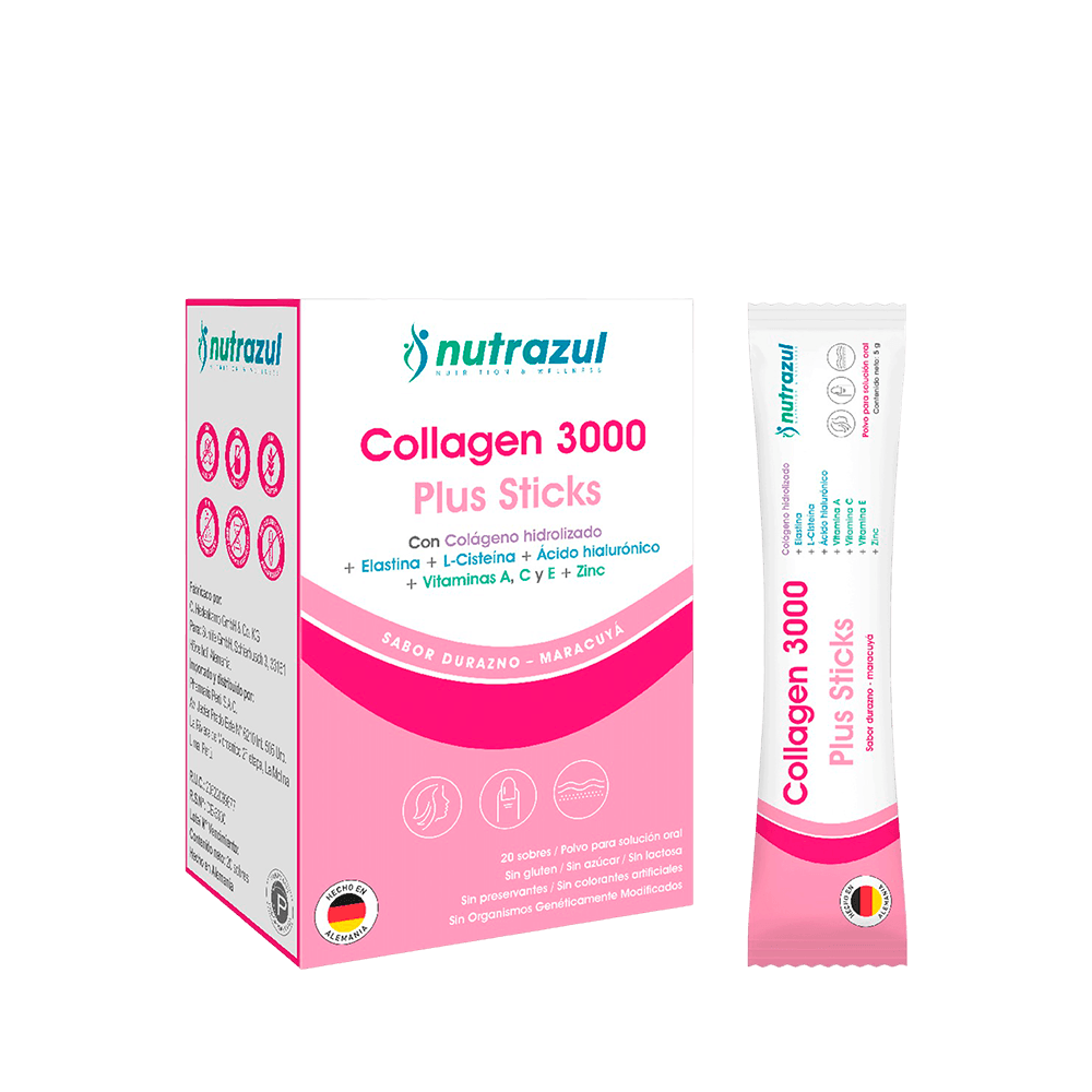 Nutrazul Collagen 3000 Plus Sticks Sobres