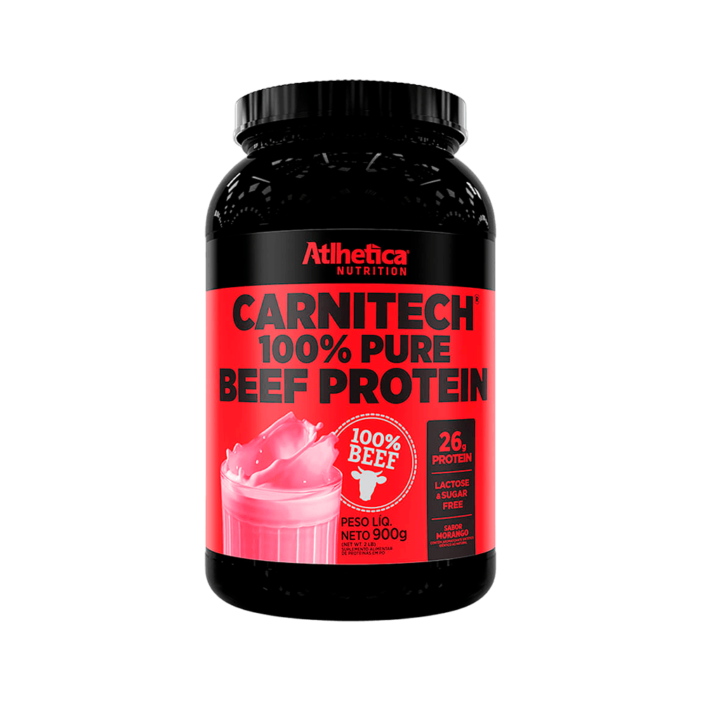 Carnitech 100% Beef Protein Morango