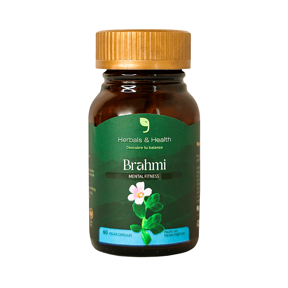 Brahmi Herbals & Health Cápsulas Veganas