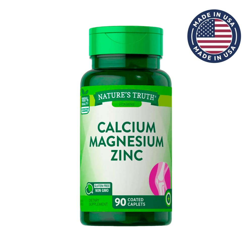 Nature's Truth Calcium Magnesium Zinc Tabletas