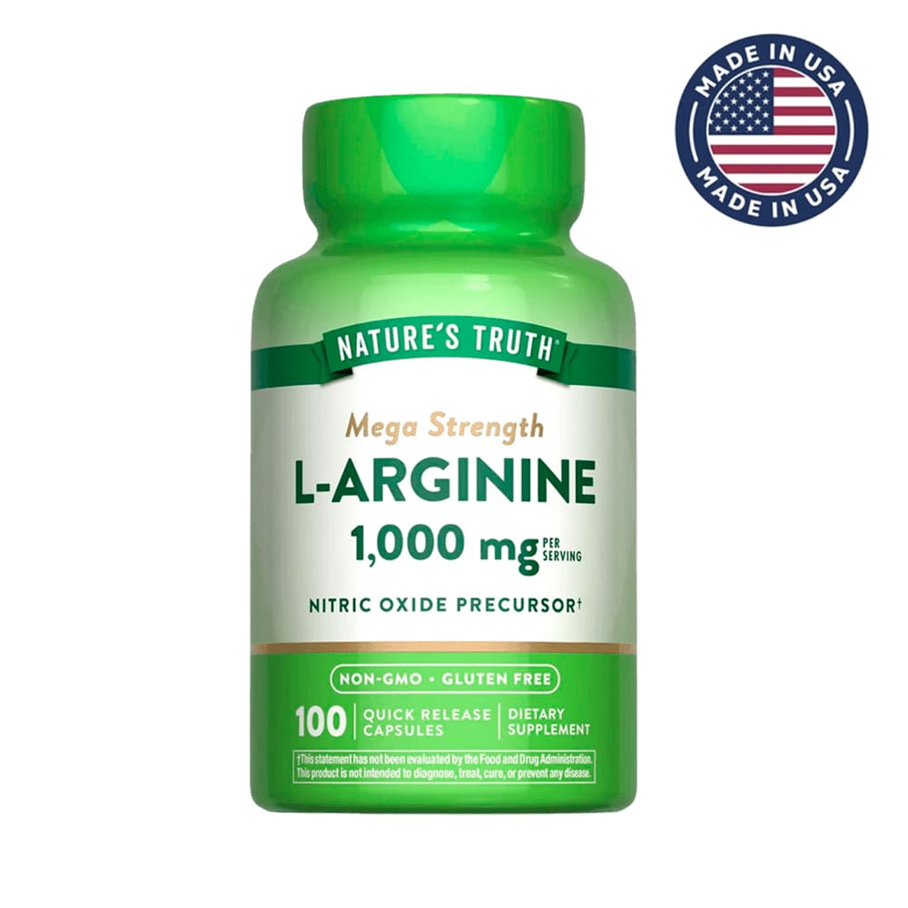 Nature's Truth L-Arginine 500mg Cápsulas
