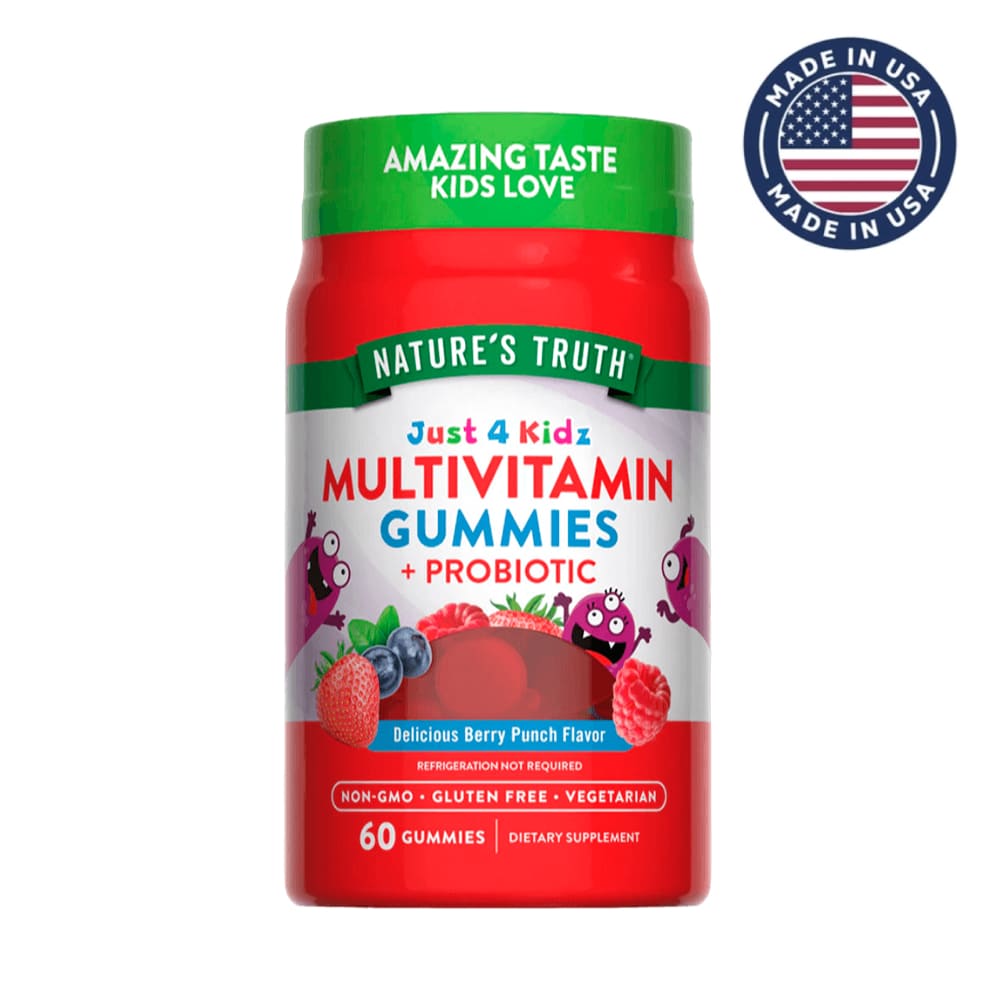Nature's Truth Kid's Multivitamin + Probiotic Gummies