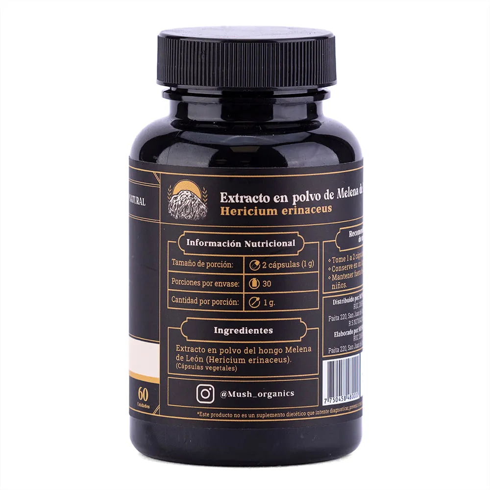 Focus Melena De León Mush Naturals Cápsulas