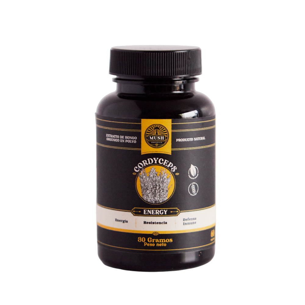 Energy Cordyceps Mush Naturals Cápsulas