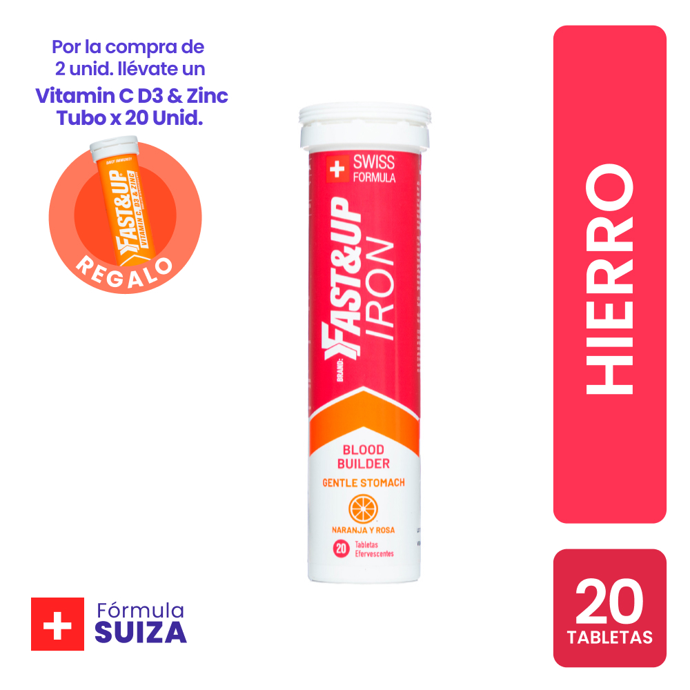 Fast&Up Iron Tableta Efervescente Fast&Up Iron Tableta Efervescente