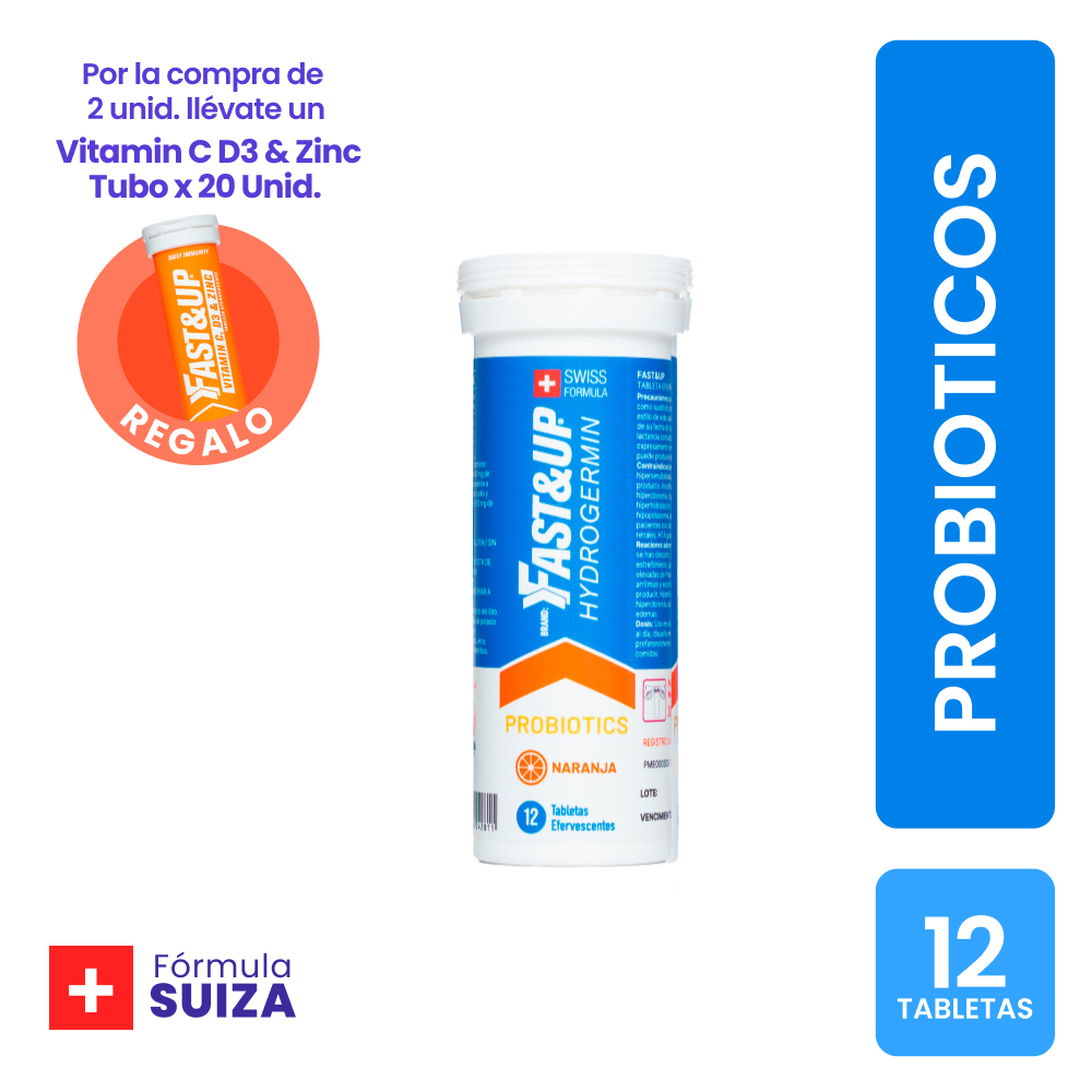 Fast&Up Hydrogermin Tableta Efervescente