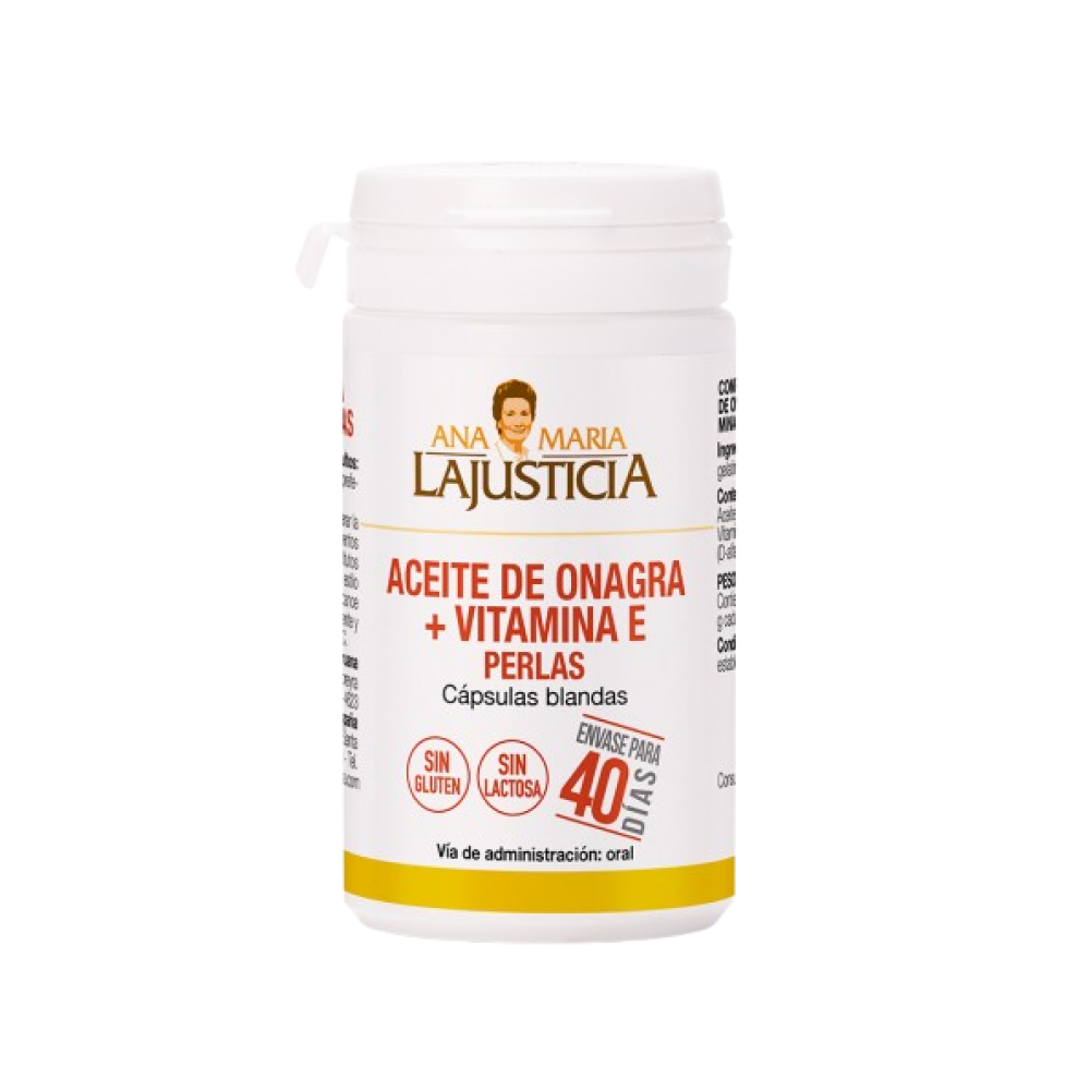Aceite de Onagra + Vit. E Cápsulas Blandas AML