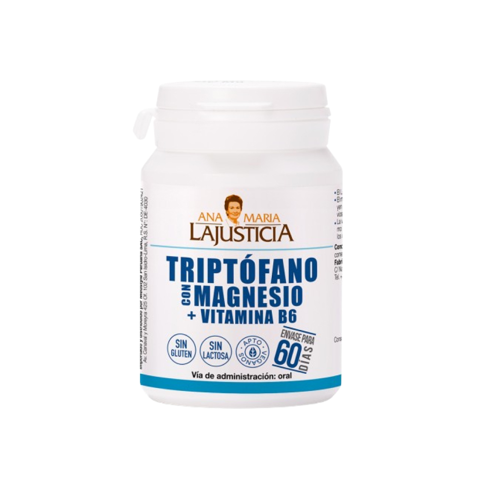 Triptófano con Magnesio + Vit. B6 Comprimidos AML