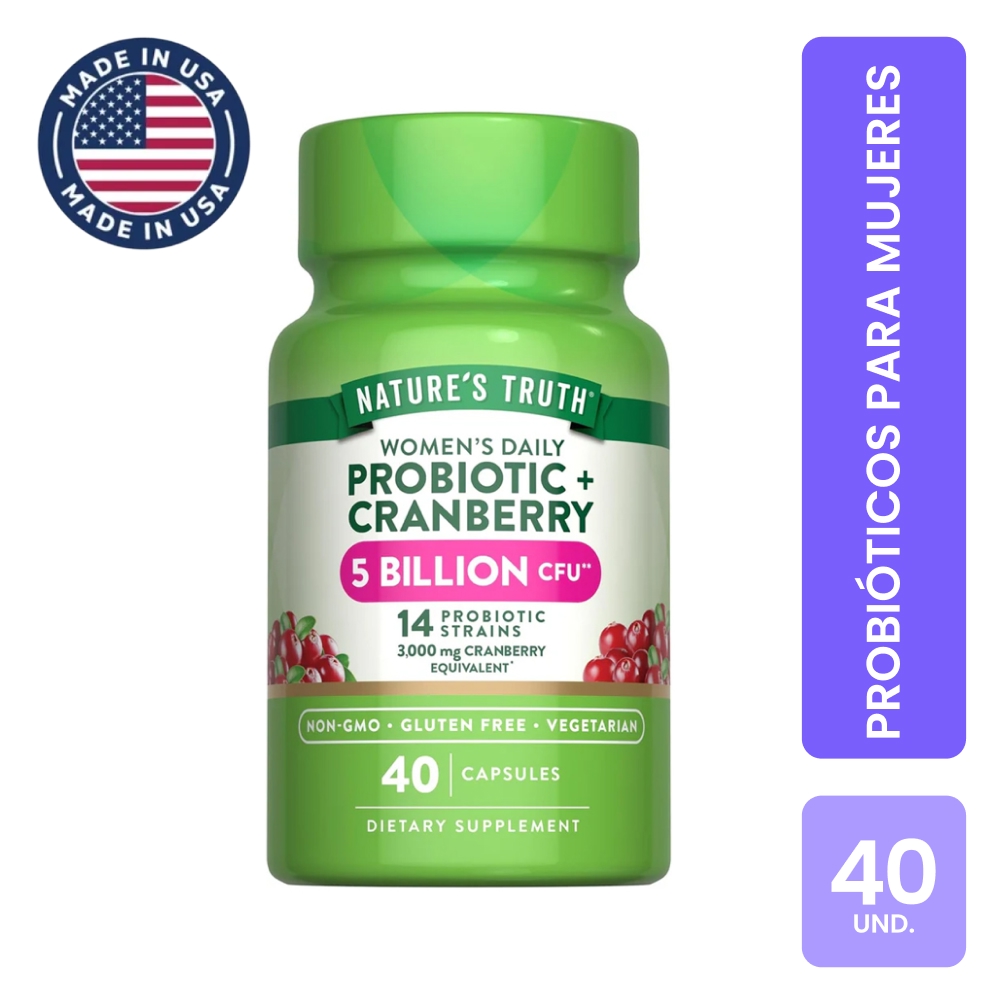 Nature's Truth Women's Probiotic + Cranberry