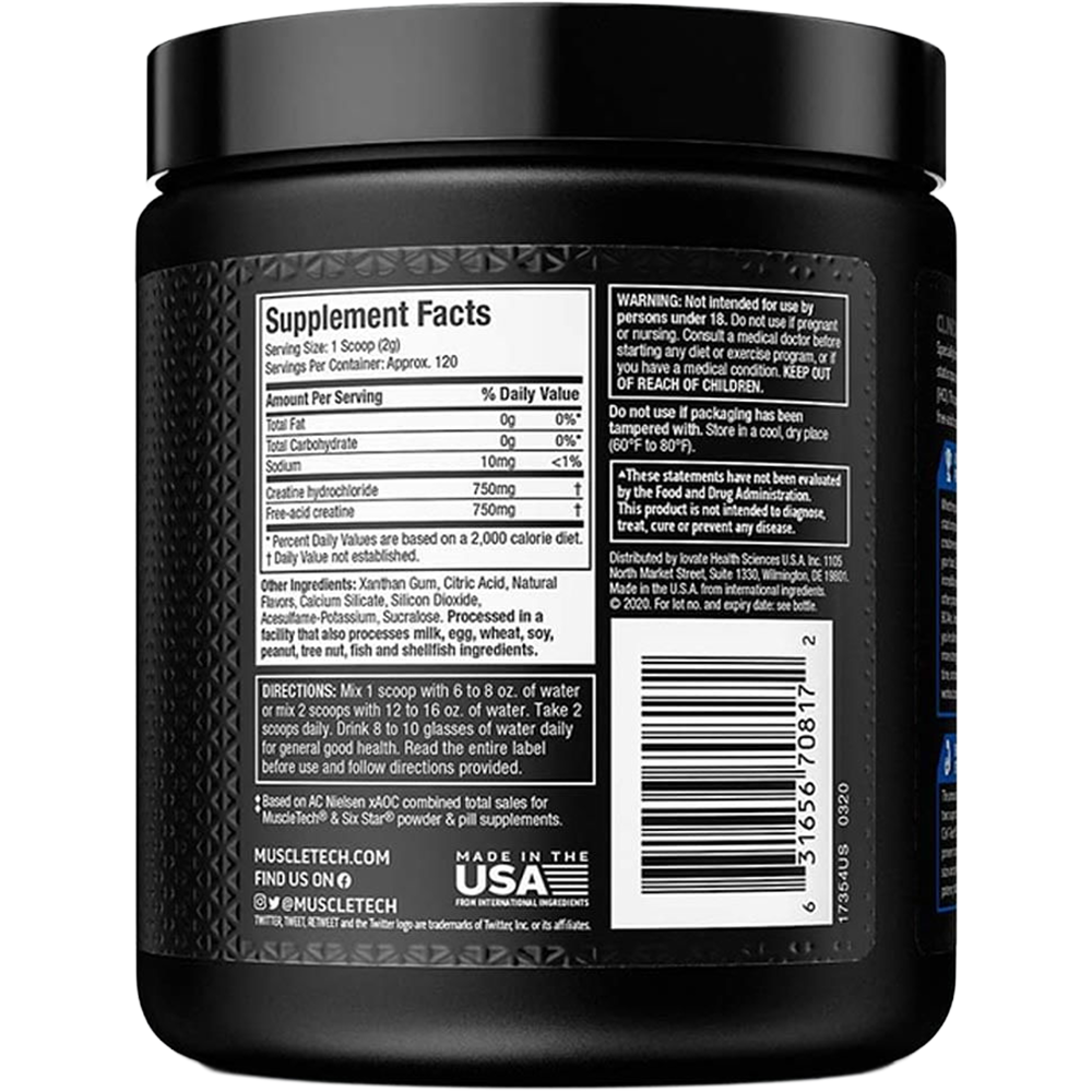 Cell Tech Creactor Creatina Unflavored 120Serv