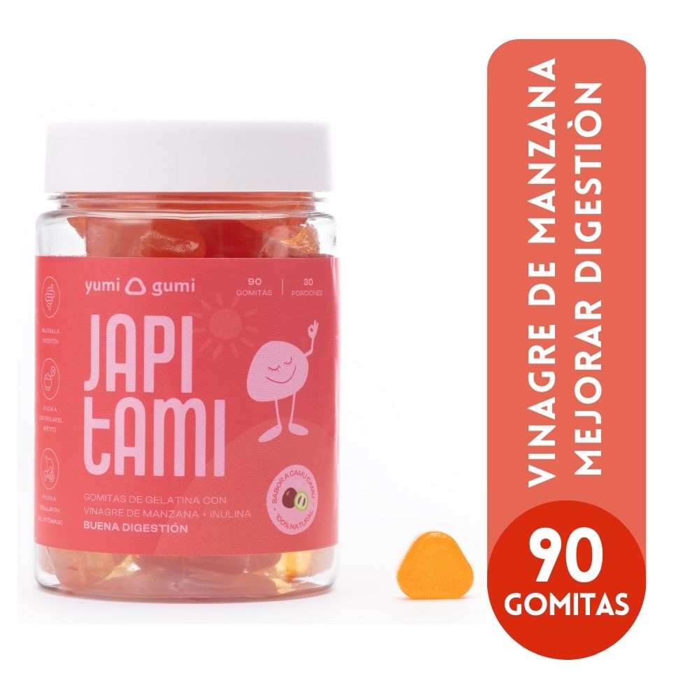 Gomitas con vinagre de manzana e inulina