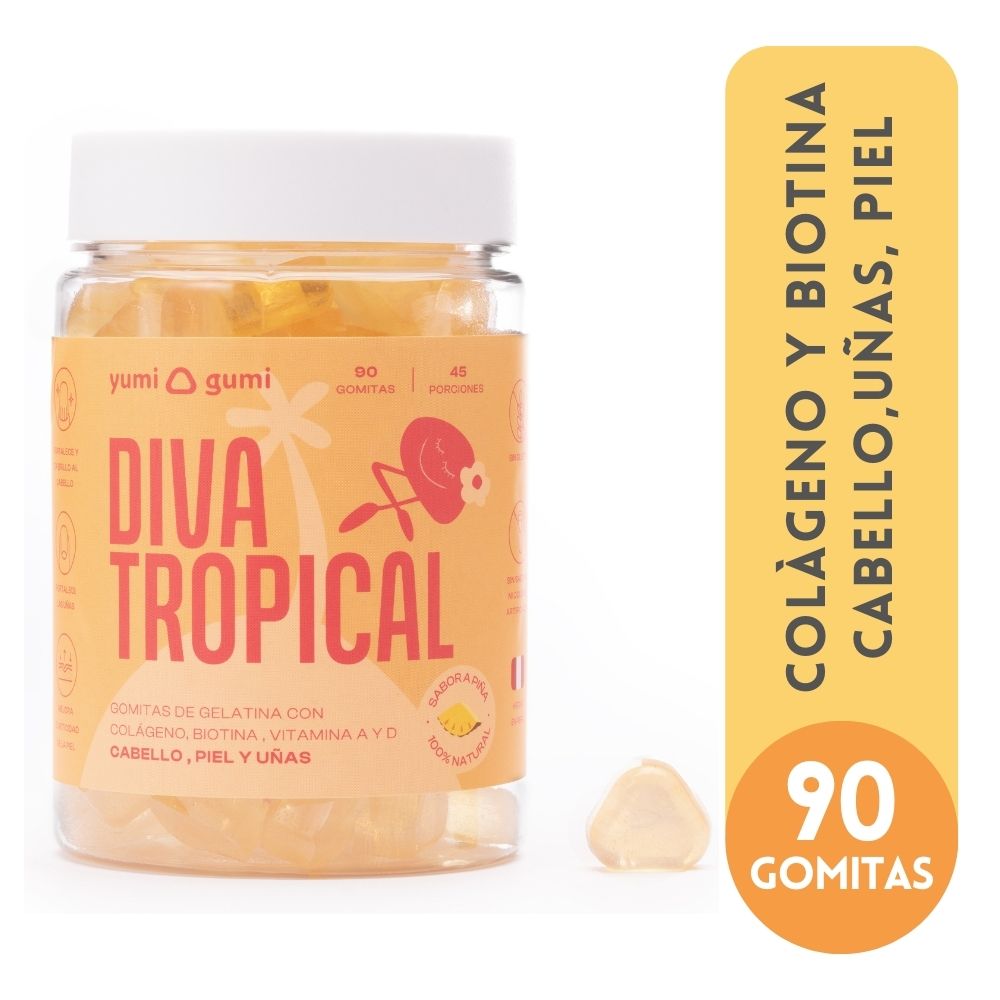 Gomitas con colágeno biotina vitamina A y D Piña Gomitas con colágeno biotina vitamina A y D Piña