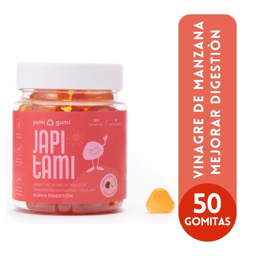 Gomitas con vinagre de manzana e inulina