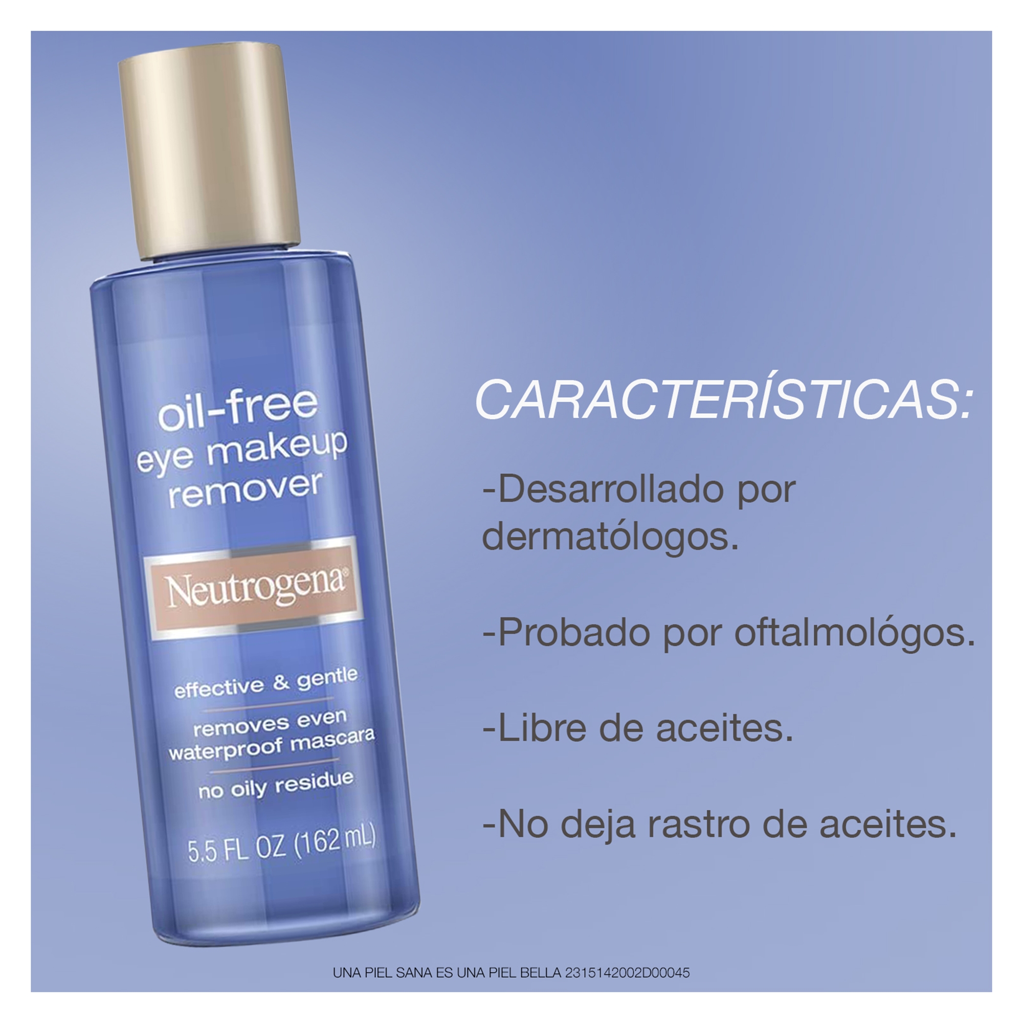 Neutrogena Oil Free Loción Desmaquillante De Ojos