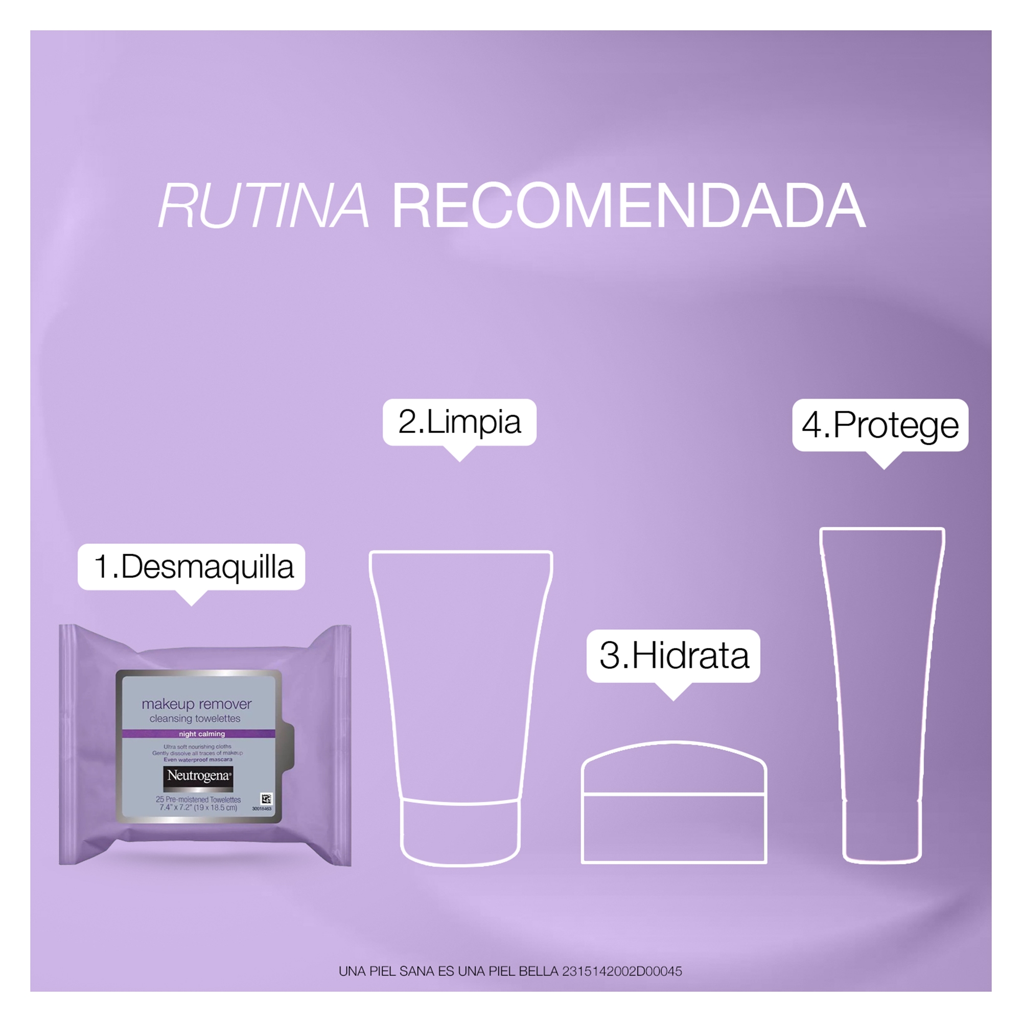 Toallitas Desmaquillantes NEUTROGENA Night Calming