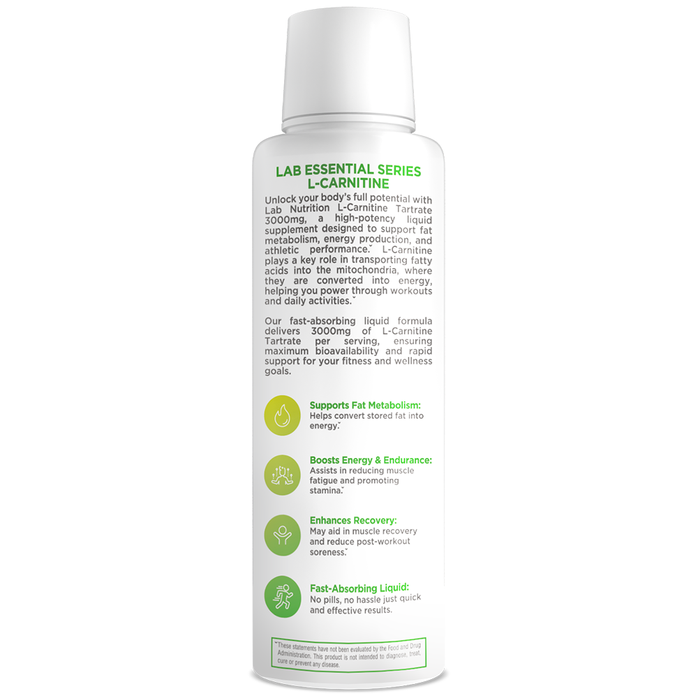 L-Carnitine Tartrato 3000 Lemon Lime Lab Nutrition L-Carnitine Tartrato 3000 Lemon Lime Lab Nutrition