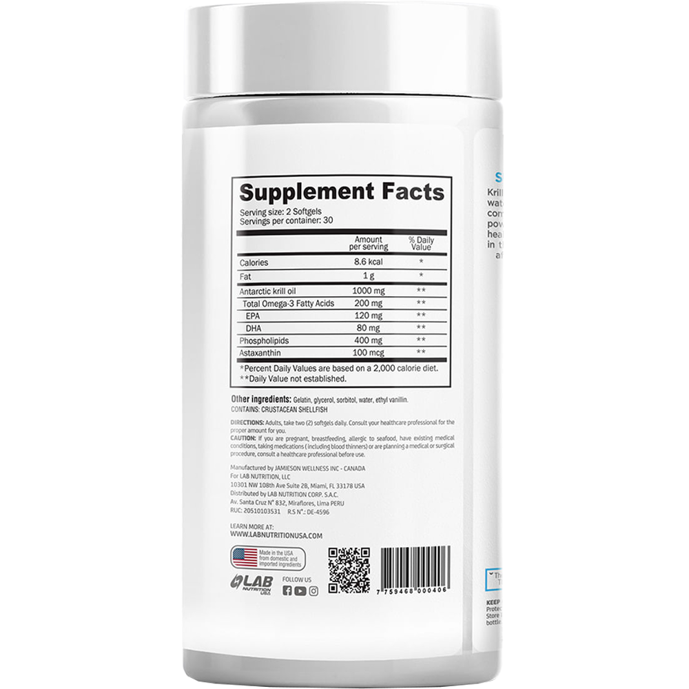Omega Krill Oil Lab Nutrition