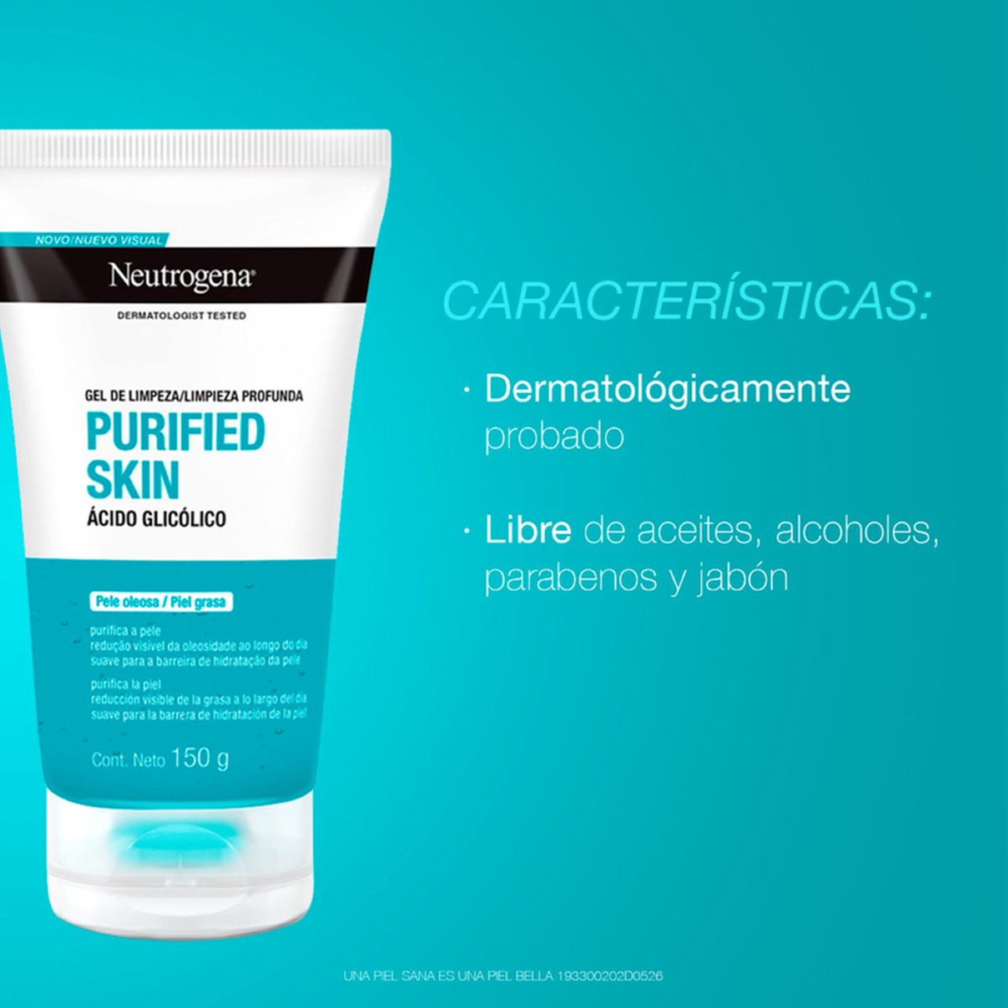 Gel de Limpieza Facial Neutrogena Purified Skin