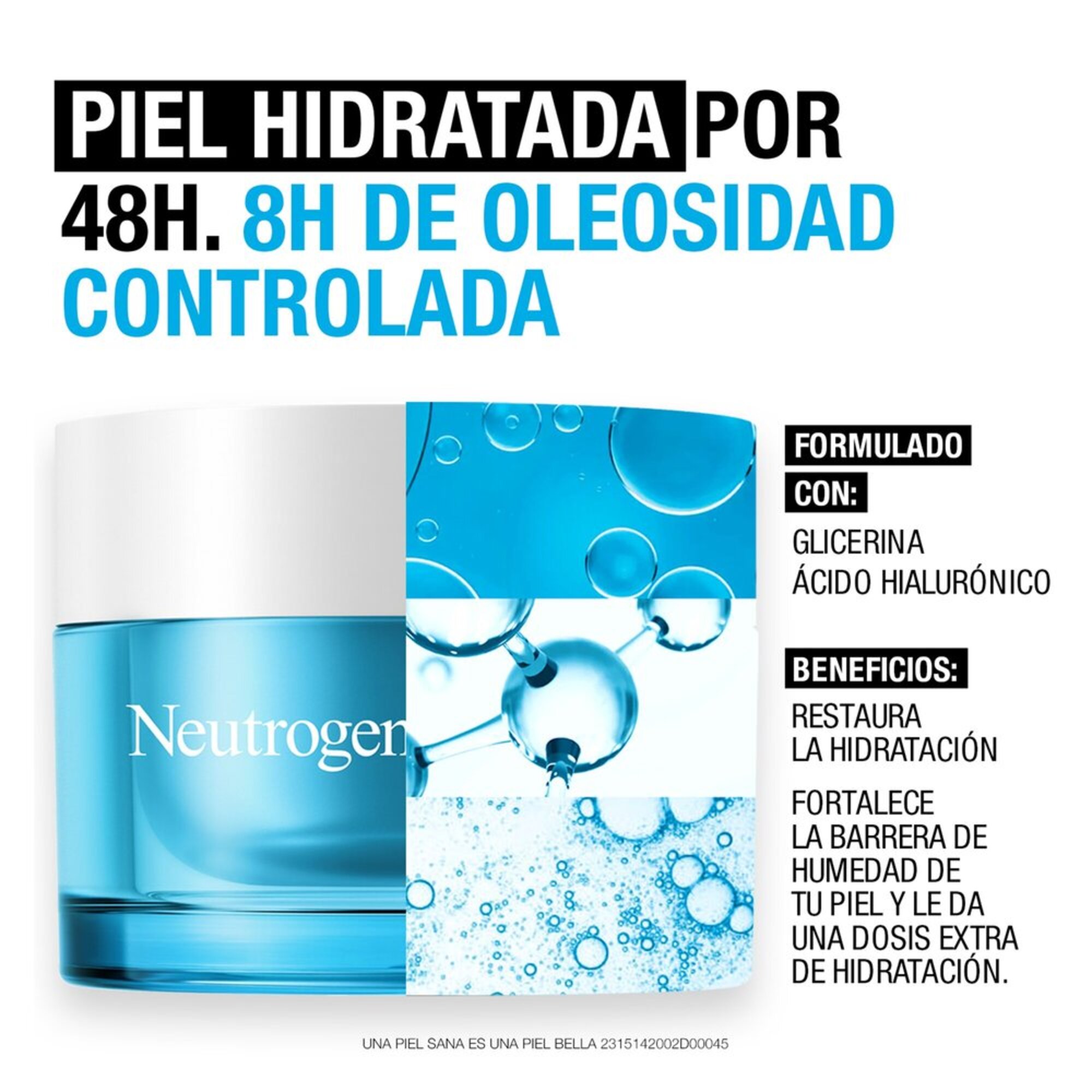 Refill Crema Hidratante Facial Neutrogena Hydro Boost Ácido Hialurónico