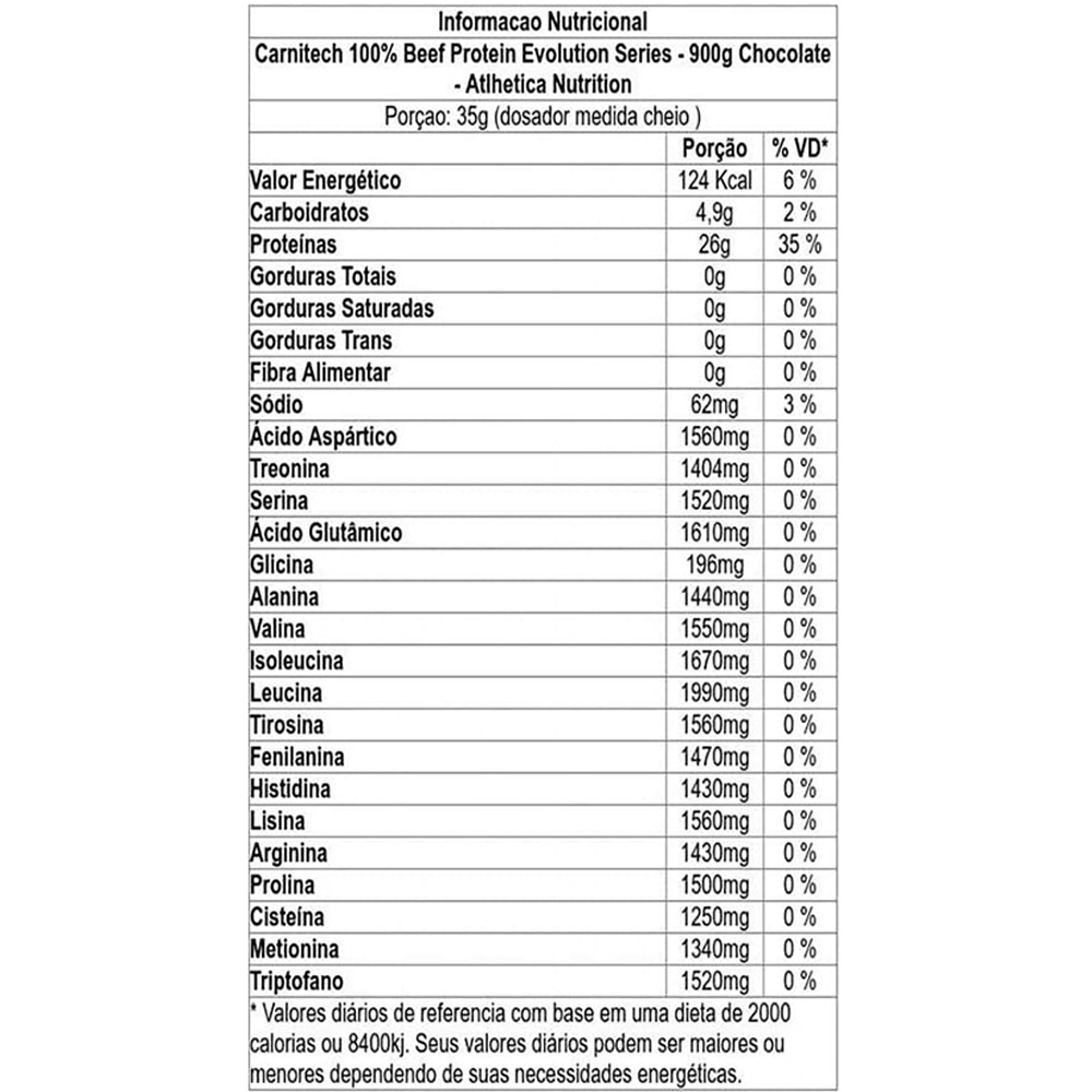 Carnitech 100% Beef Protein Chocolate