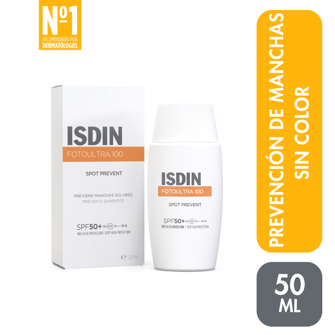 FotoUltra Spot Prevent Fusión Fluid SPF 100+ Isdin - Frasco 50 ML