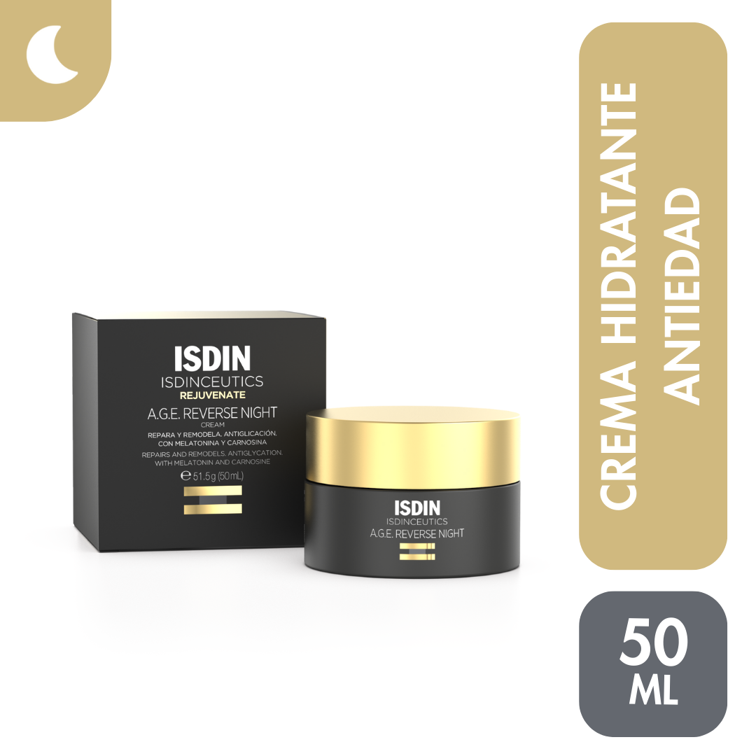 Crema Reparadora Isdin Isdinceutics A.G.E Reverse Night Pote x50ml.