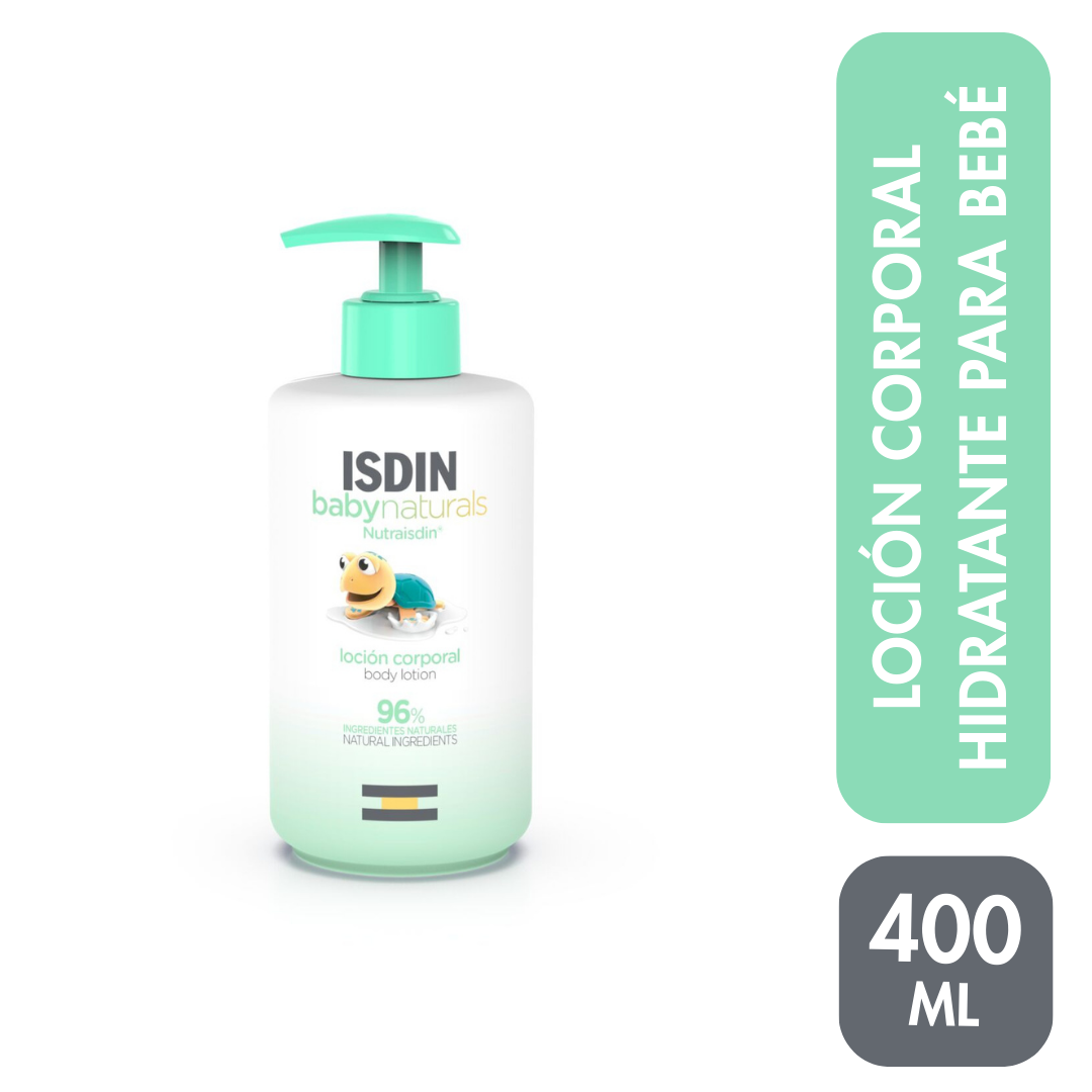 Baby Naturals Isdin Loción Corporal Frasco x400ml.